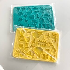 Pampered Chef Summer and Spring Cookie Molds for Baking 100183 100182 New